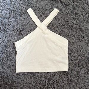 white halter top